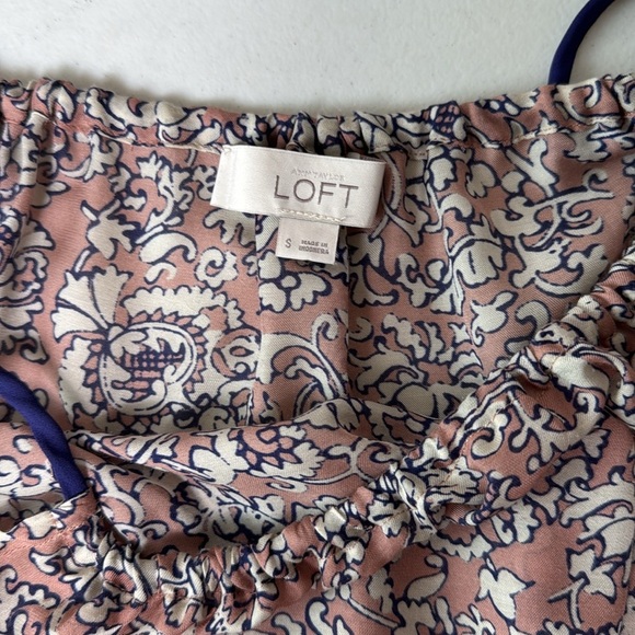 Loft‎ floral spaghetti strap top - Picture 5 of 8